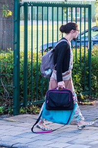 Ochtendrush bij familie Kathy Mermuys, mama van 5 kinderen. Repo